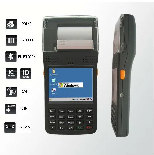 LS350T Industrial Portable Handheld Data Collector PDA Terminal Scanner Printer RFID Reader Mobile Computer