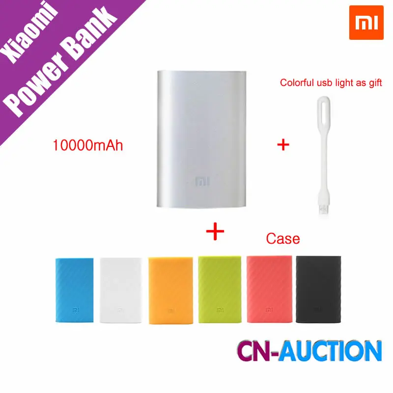 Original Xiaomi Mi Power Bank 10000mAh External Battery  Portable Mobile Power Bank MI Charger 10000mAh for Android  Phones,iPad