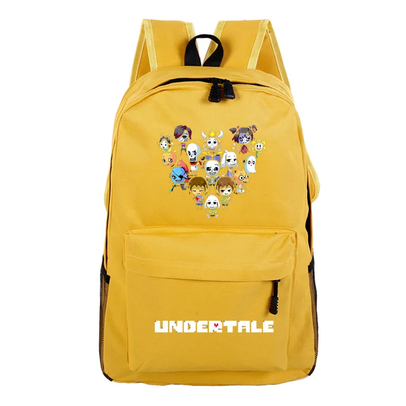 Undertale Sans мультфильм рюкзак Frisk Toriel Papyrus школьная сумка для студентов книжные сумки ноутбук Плечи сумка мужские дорожные сумки - Цвет: P