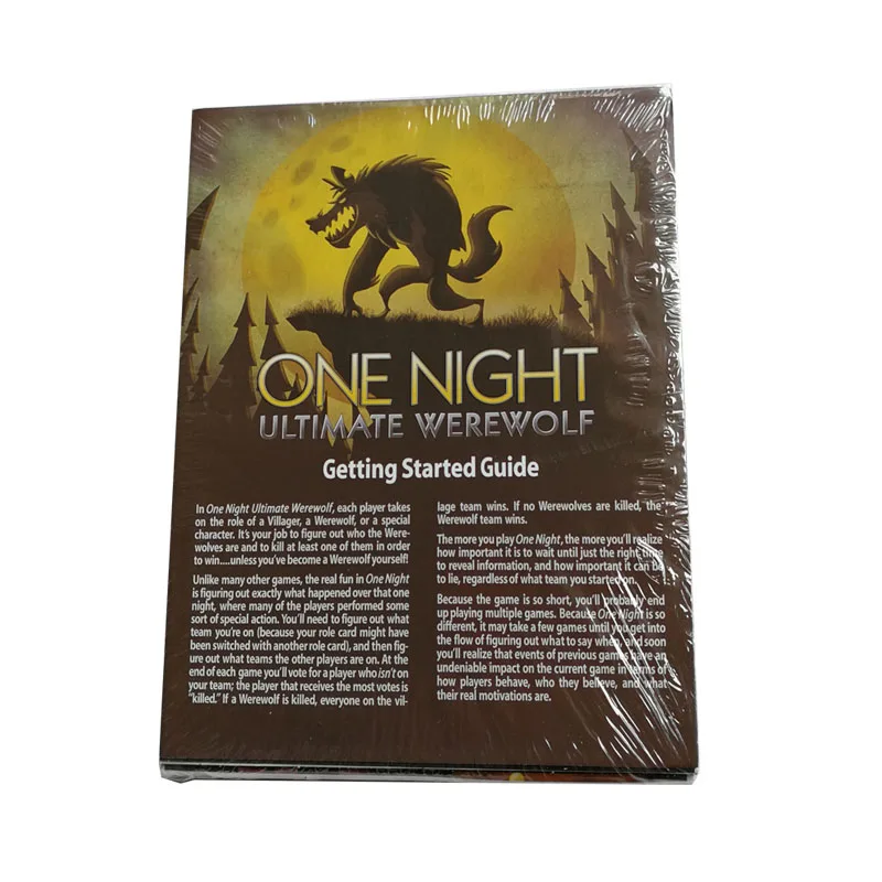 One Night Ultimate Werewolf настольные игры для дома вечерние карты на английском языке