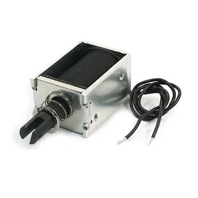 

24VDC 0.26A Open Frame Push Solenoid Electromagnet Actuator 2mm 800g 6mm 200g
