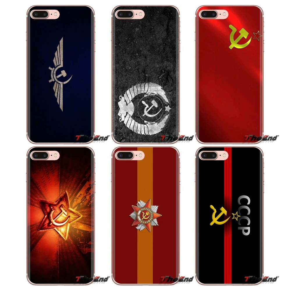 Russia Soviet emblem Flag Banner For Oneplus 3T 5T 6T Nokia 2 3 5 6 8 9 230 3310 2.1 3.1 5.1 7 Plus 2017 2018 Mobile Phone Cover |
