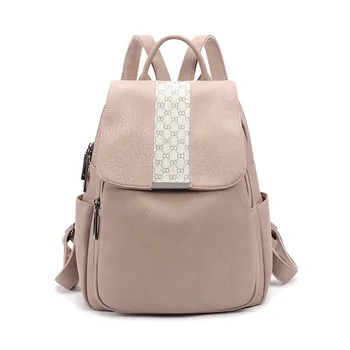 

Real Leather Women Backpack Ladies Anti-Theft School Bag for Girls Daily Back Pack High Quality Female Retro Shoulder Satches