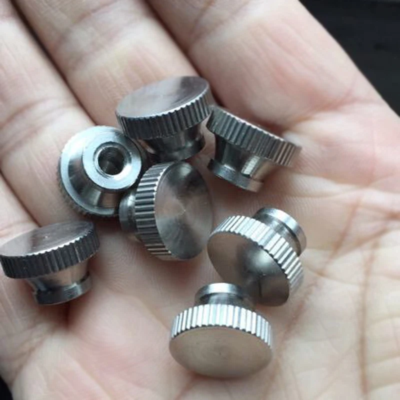 M3 M4 M5 M6 High Head Knurled Nut Thumb Nuts GB806 Stainless Steel 3PCS