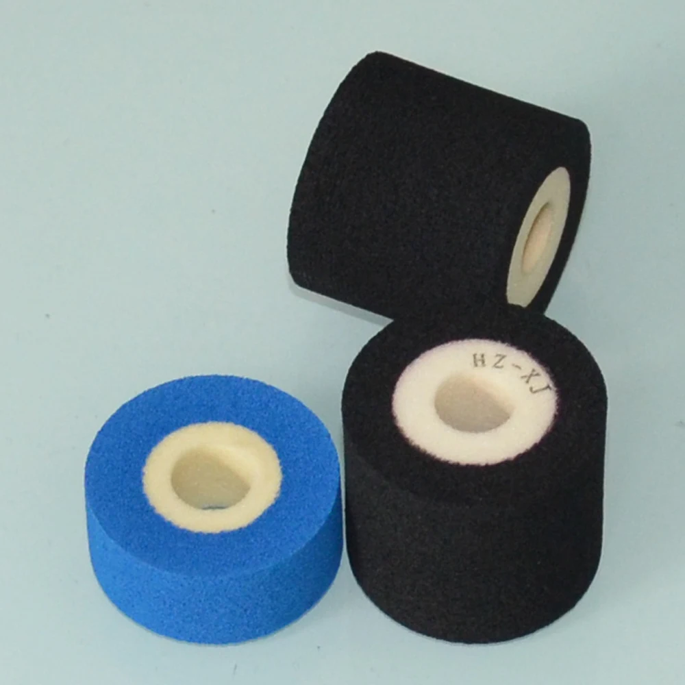 

Black Diameter 36mm Height 32mm automatic hot stamp coder ink roller manufacturer for HZ 100 coding machine