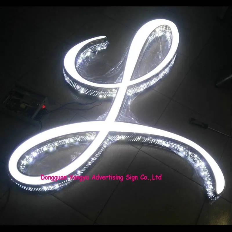 US $944.00 Outdoor Beauty Shop Led Advertising Sign Perforated Illuminated Channel Letter For Shop