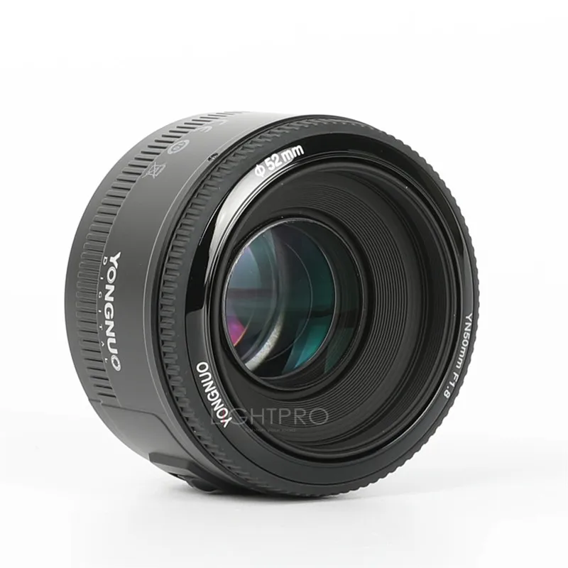 Объектив YONGNUO YN50mm f1.8 с автофокусом для Canon EOS 60D 70D 5D2 5D3 600D 1200D 6D 650D DSLR камеры Объектив YN EF 50 мм f/1,8 AF