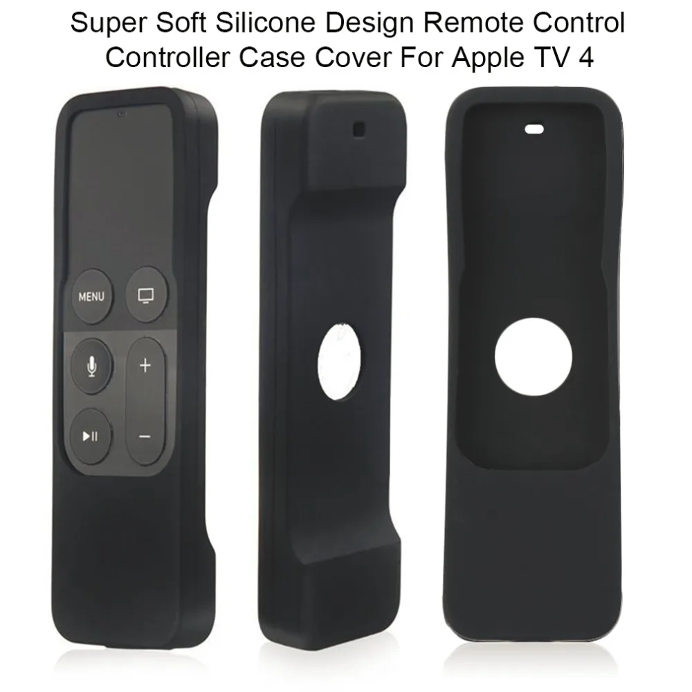 

Super Soft Silicone Design Remote Control Controller Case Cover Dust-Proof Protective Case Cover For Apple TV 4