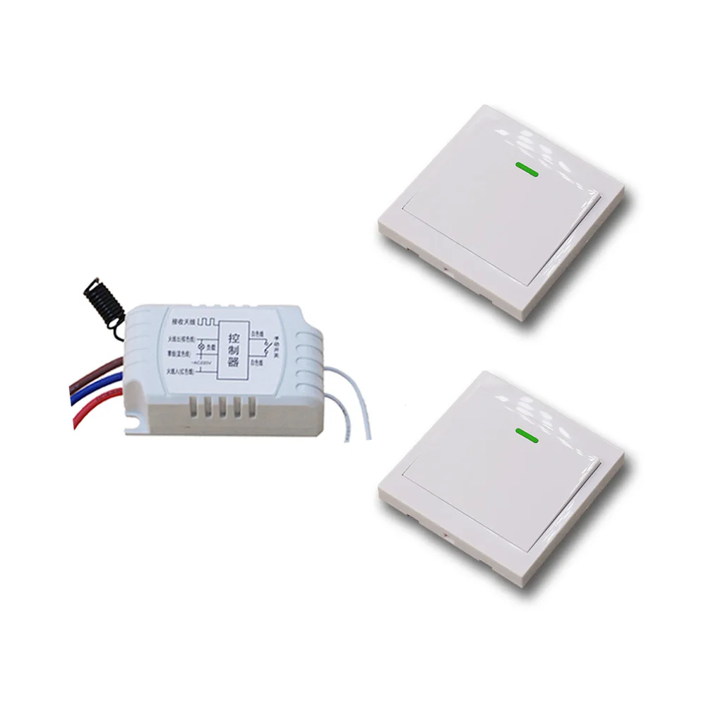 

AC220V Wireless Remote Control Switch Manual Switch Receiver and Transmitter Smart Home 315/433.92MHZ