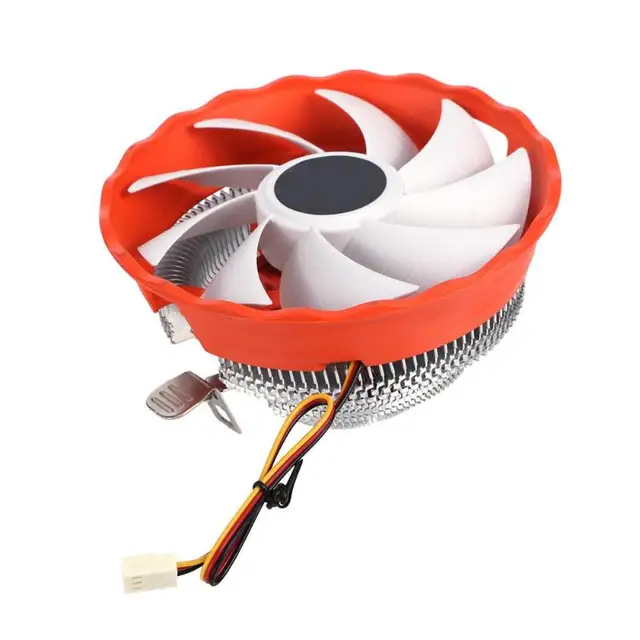 Special Offers Universal 3Pin Fan CPU Cooler Heatsink 1800 RPM Desktop Computer Components Cooling Fans Radiator Cooler For PC Desktop Computer