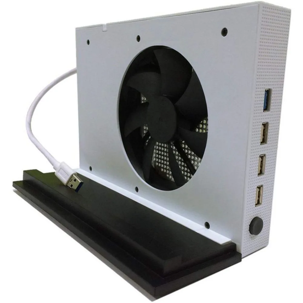 Топ предложения JYS вертикальная подставка вентилятор охлаждения и 4 порта usb-хаб для Xbox One S
