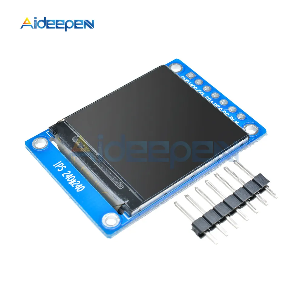 1 3 дюймовый IPS HD экран ST7789 Привод IC 240*240 SPI коммуникация В напряжение интерфейс