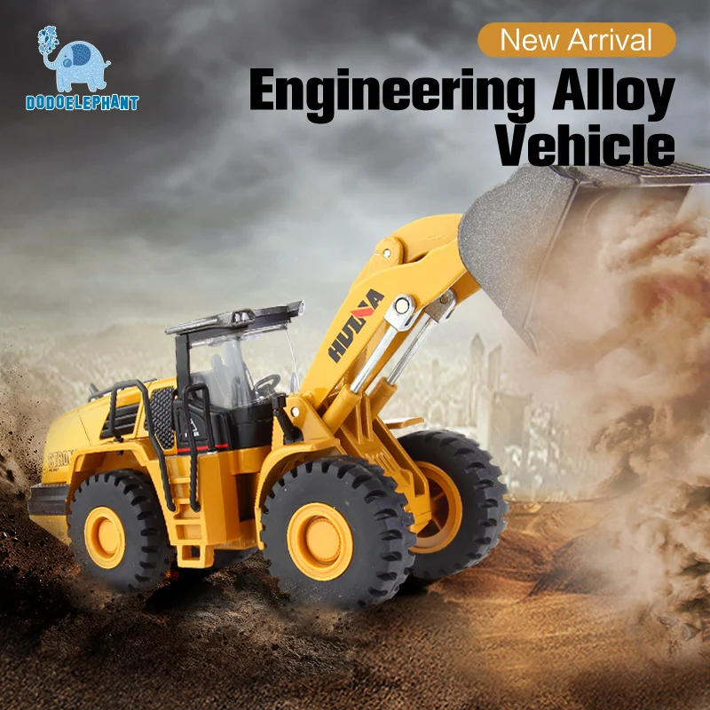 

DODOELEPHANT Alloy Excavator 1:50 Model Diecast Cars Timber Grab Loader Machine Engineering Vehicles Toys For Boys Children Gift