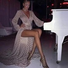 Модное сексуальное прозрачное платье в горошек, женское платье jurken vestidos kleider sukienka elbise, вечерние платья для женщин Модное сексуальное прозрачное платье в горошек, женское платье jurken vestidos kleider sukienka elbise, вечерние платья для женщин