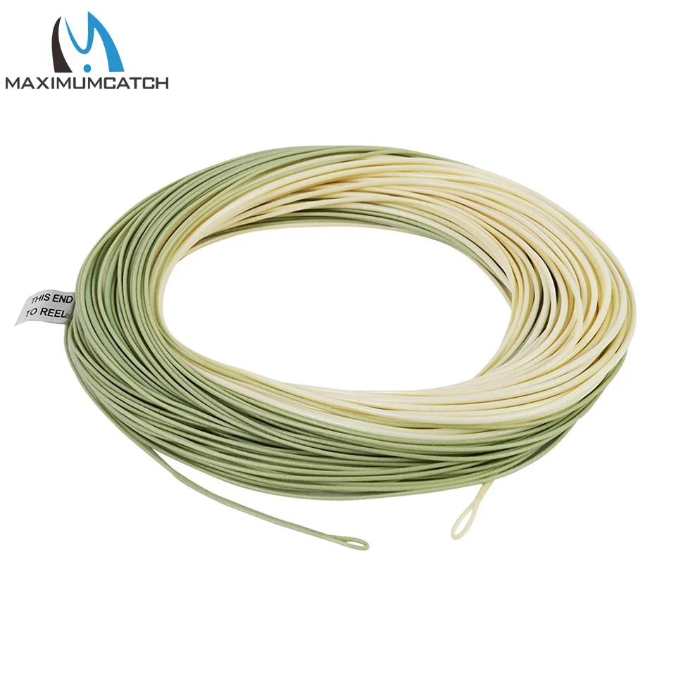 

Maximumcatch 90FT 4-6WT Fly Line Weight Forward Floating Double Colors With Welded Loop Fly Fishing Line