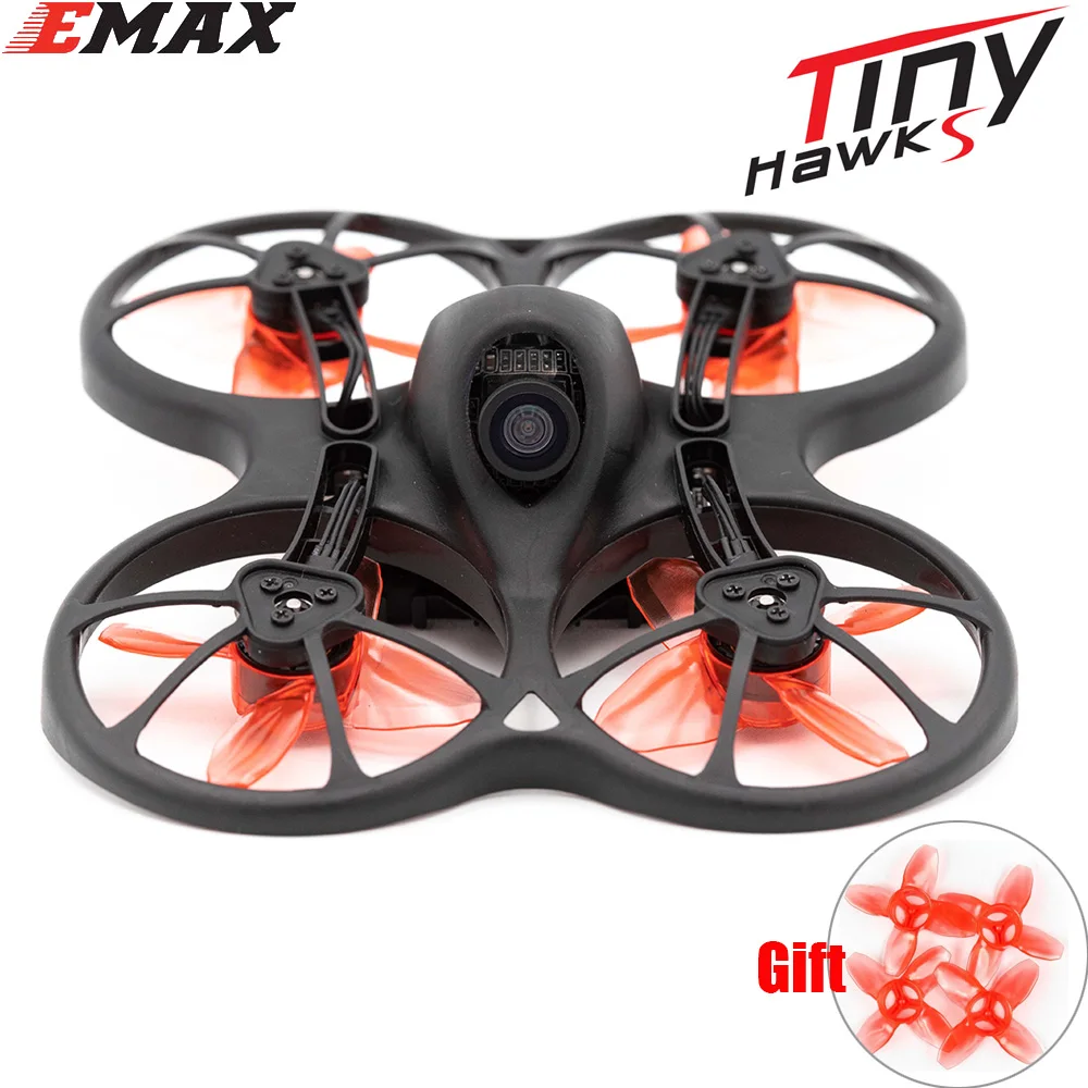 Beste Emax 2S Tinyhawk S Mini Fpv Racing Drone Met Camera 0802 15500KV Borstelloze Motor Ondersteuning 1 2S batterij 5.8G Fpv Bril Rc Vliegtuig