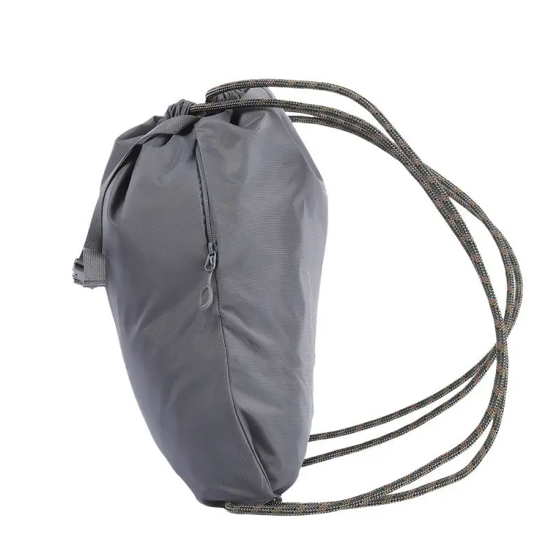 Мужская спортивная легкая Баскетбольная обувь рюкзаки на завязках дорожные сумки для альпинизма плавания походный мешок для хранения - Цвет: gray L