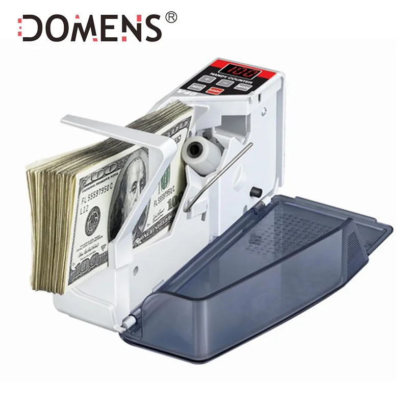  Mini Portable Handy Money Counter for most Currency Note Bill Cash Counting Machine EU-V40 Financia