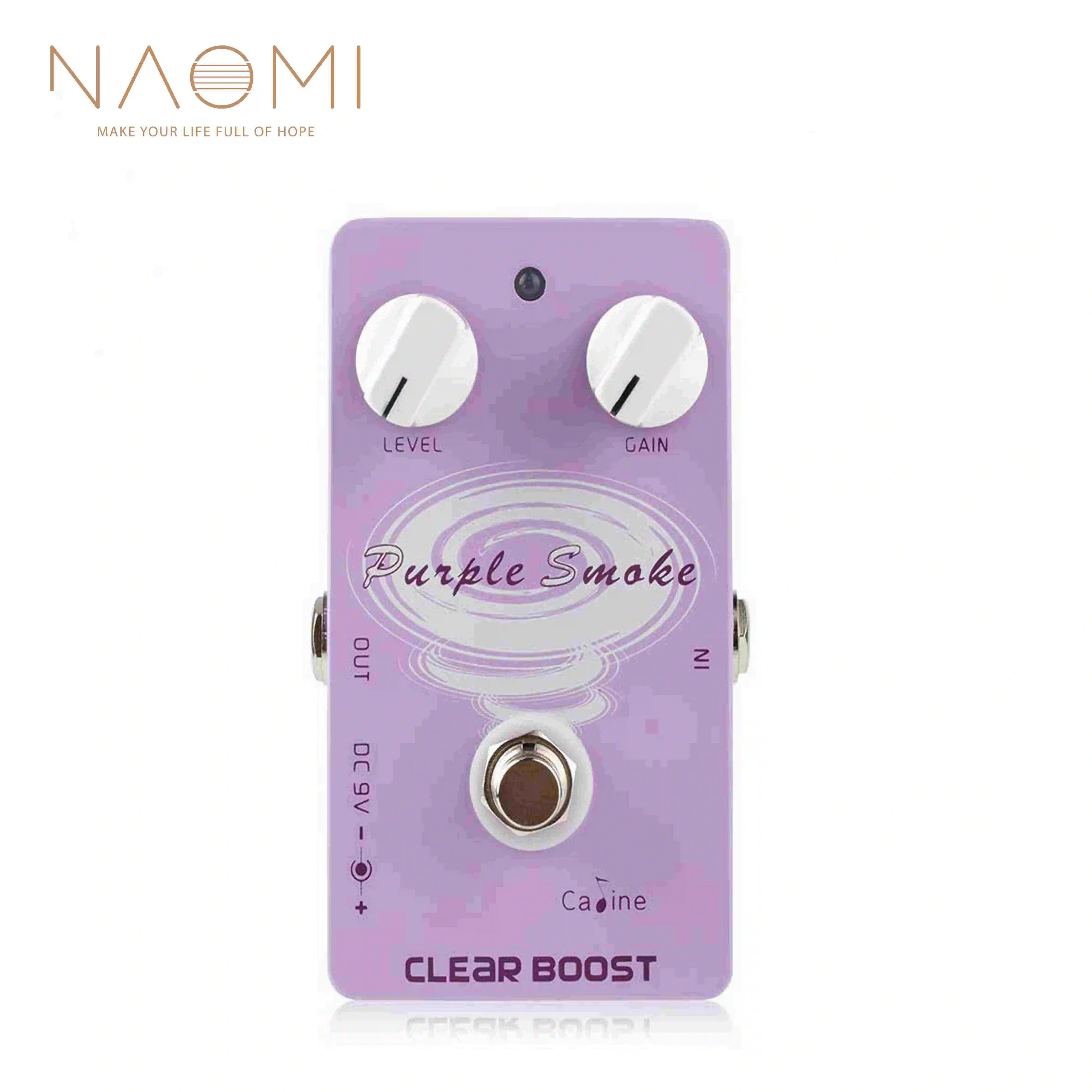 

NAOMI CP-22 Caline Clear Boost Clean Booster Guitar Pedal Booster Effects Pedal Boost Dynamic Output Enhance Presence Guitar Par