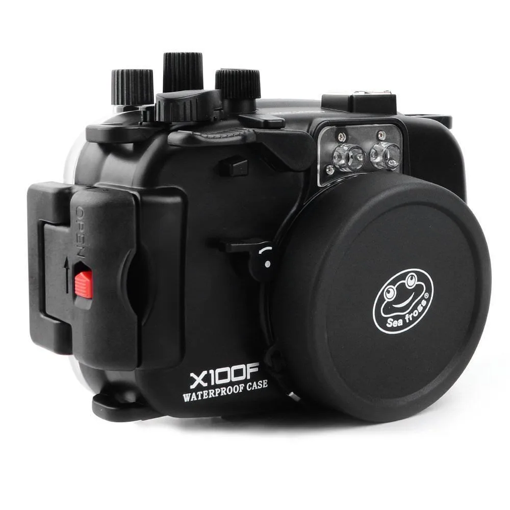 Seafrogs 40 м/130 футов Подводный корпус камеры чехол для Fujifilm X100F Экшн-камера аксессуары