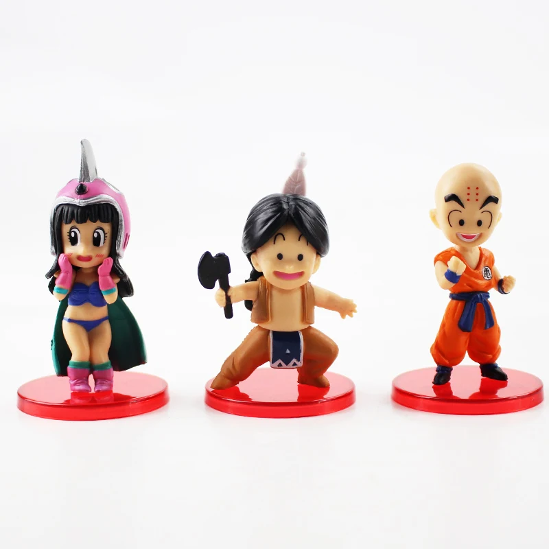 13 шт./лот фигурки Dragon Ball Z Сон Гоку Гохан Готен Вегета плавки Bulma Pan Chichi Piccolo Krillin аниме модель DBZ игрушки