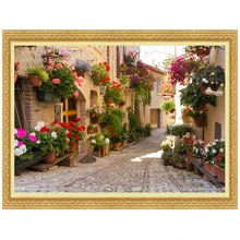 

Flower Garden Road Diamond Mosaic Painting Full Diamond Embroidery 5D Diy Diamond Painting Cross Stitch Square Diamond Set Home