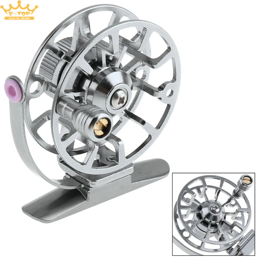 

1:1 Full Metal Ultra-Light Support Left/Right Interchangeable Former Ice Fishing Reel Fly Fishing Wheel Aluminum Alloy