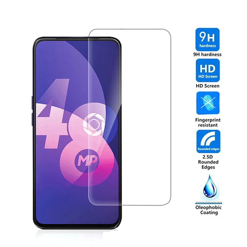 2 шт для закаленного стекла Oppo F11 Pro защита экрана Премиум Стекло 9H закаленная