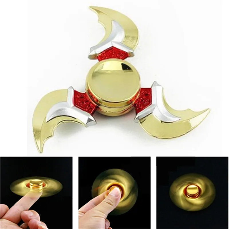 

Funny EDC Zinc Alloy Fidget Spinner 688 Steel Ball Bearing Hand Spinner Gadget 2 Colors ADHD Anxiety Stress Relief Focused Toys