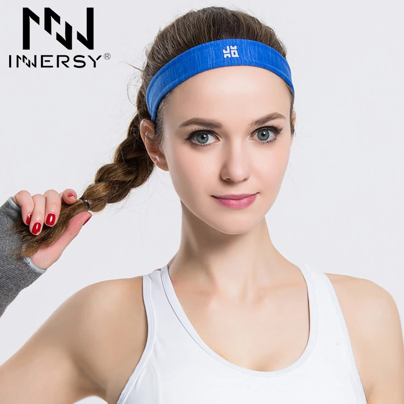 Innersy Premium nylon sports running headband sweat absorbent and quick