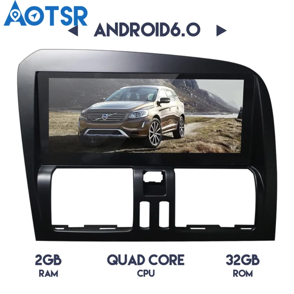 Android 7,1 Автомобильный gps навигационный экран для Volvo XC60 левый руль 2009 2010 2011 2012 радио dvd плеер мультимедийная камера