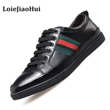 2016 New Fashion Men 100% Genuine Leather Casual Shoes High Quality Brogues Oxford Flats Shoes Luxury Brand Dress Business Boots