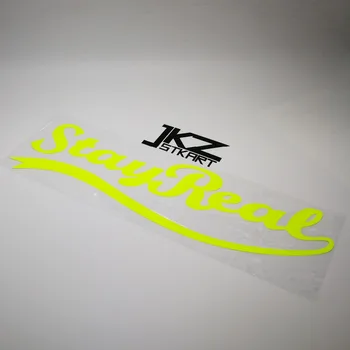 

JKZ STKART Vinyl Die Cut Car Sticker Decal Stay Real 25 x 7 cm for Motor Bike Truck Helmet Decorated Stickers