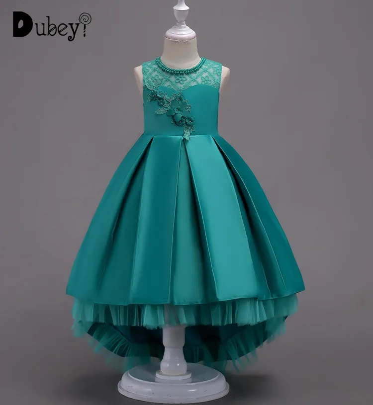

Kids Frocks Clothes 4-14 Years Old Flower Girl Pageant Princess Dress Elegant Teenager Girls Party Dress for Evening Birthday