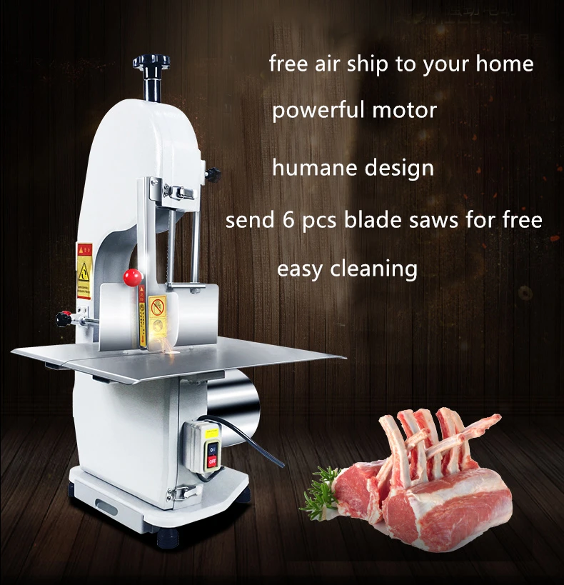 FREE SHIP Commercial Electric frozen Meat fish Cutter Automatic Bone