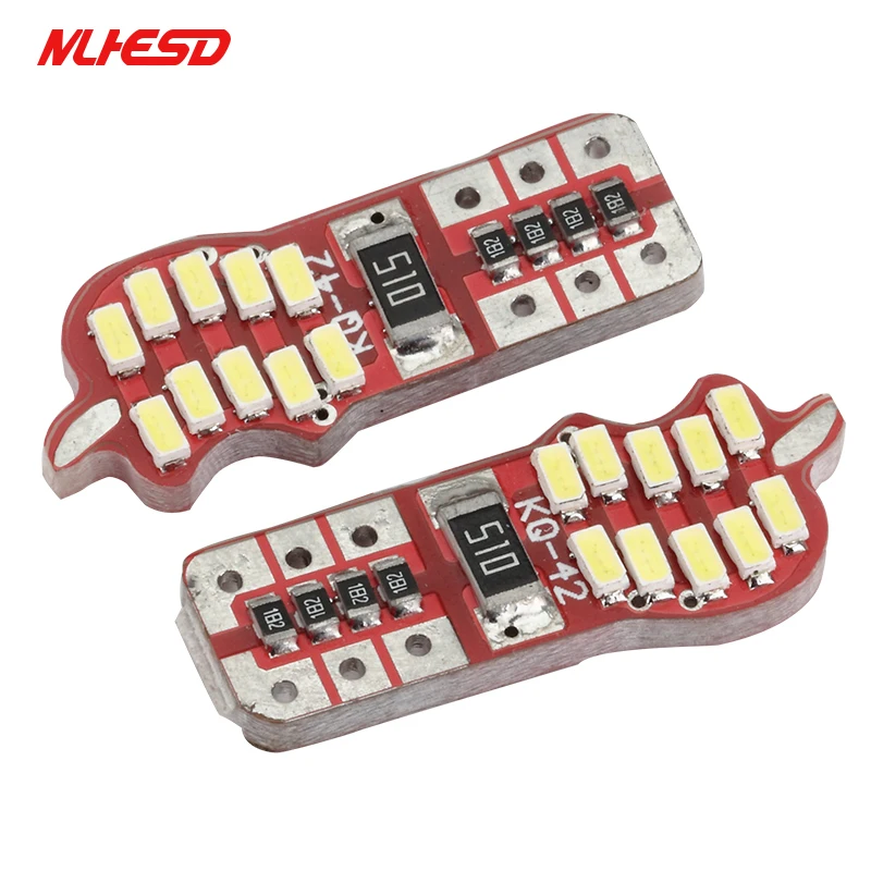 100PCS/Lot T10 Led 3014 20SMD 168 W5W 194 LED Lamp Car Light Door Bulb Super Bright Clearance Lights DC 12-24V Lighting Source | Автомобили