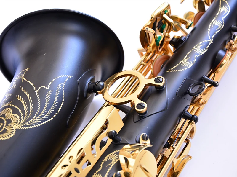 

Selme54 tenor saxophone / wind B flat matte black nickel gold inscription carved