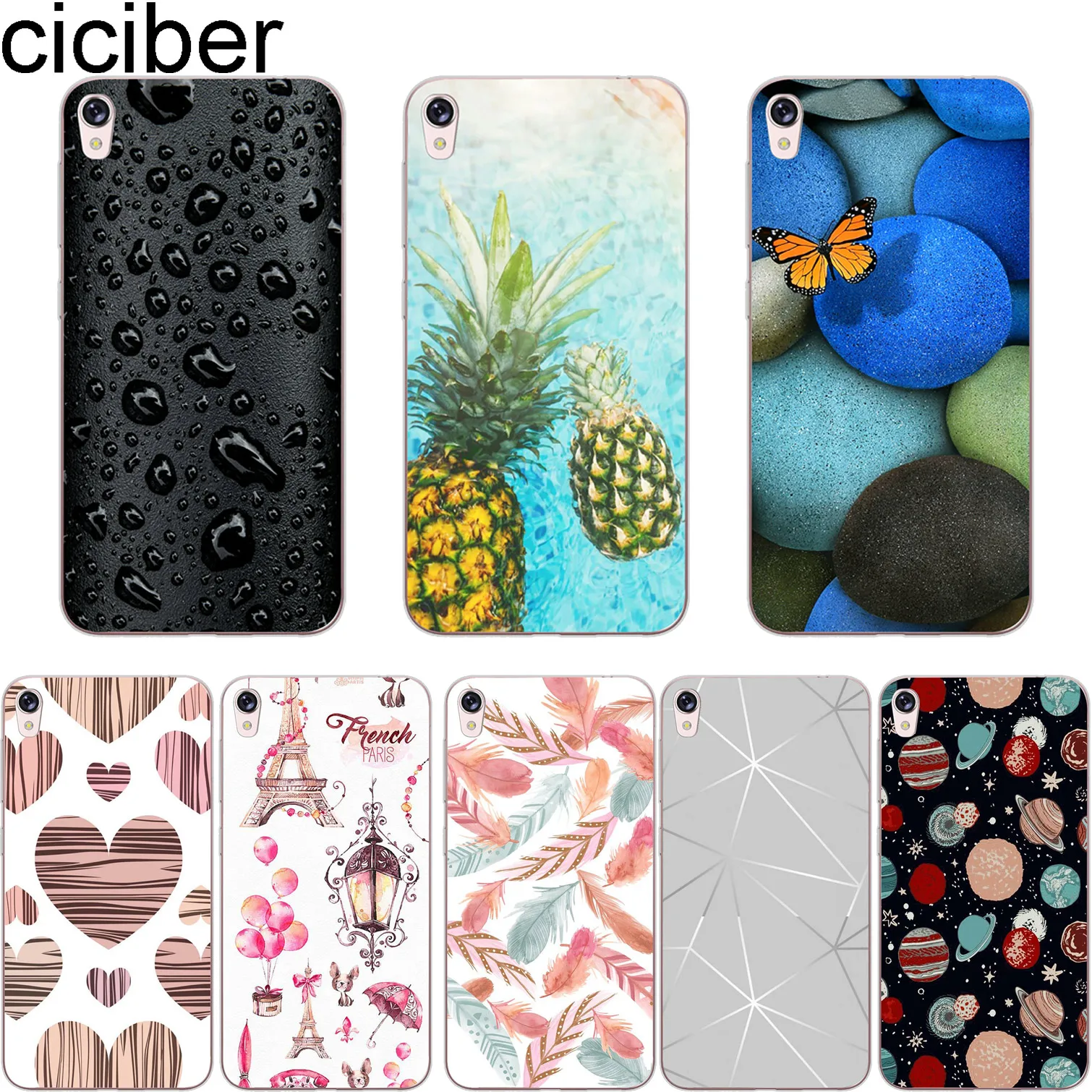 

ciciber Feather Planet Phone Case for ASUS Zenfone 3 Max ZC520TL Cover for ZenFone Live 3 GO ZB500KL ZB501KL Soft TPU Fundas