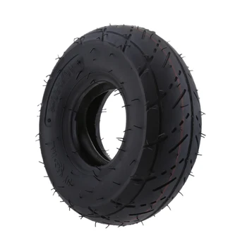 

3.00-4 Tread Tire Inner Tube Set For 49cc 2-stroke Go Kart Electric Scooter