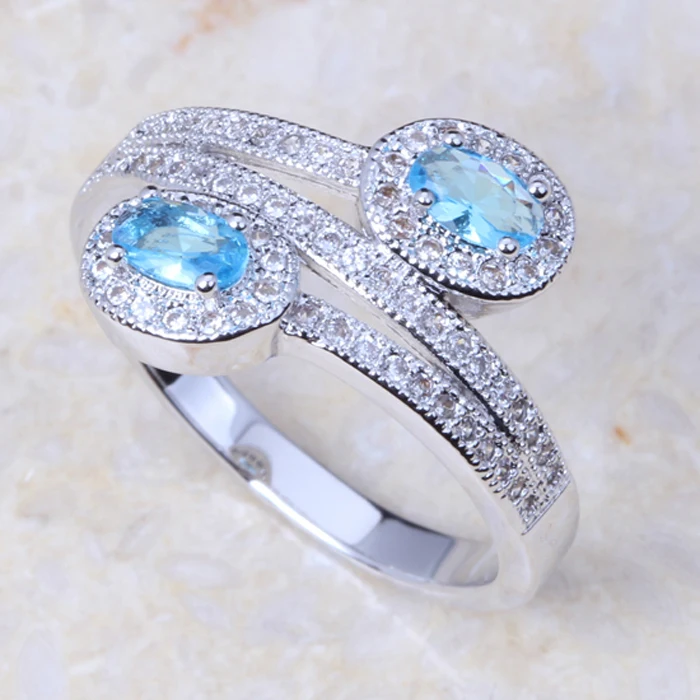 

Free Shipping Silver Colour Gorgeous Zircon Fashion Wedding Rings For Women Good Gift Jewelry J063