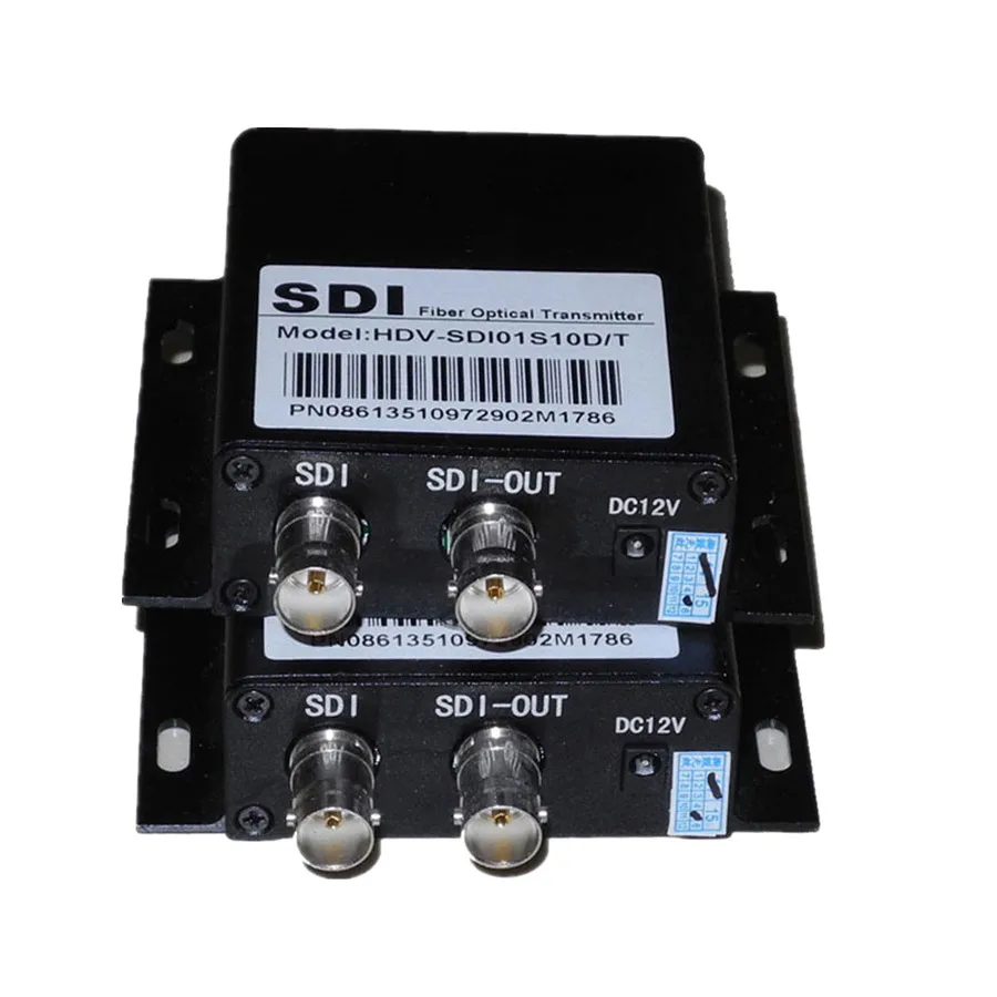 Super Quality HD SDI Coaxial Fiber Optic Converter With RS485 Control 20km BNC Fibra Optical Video