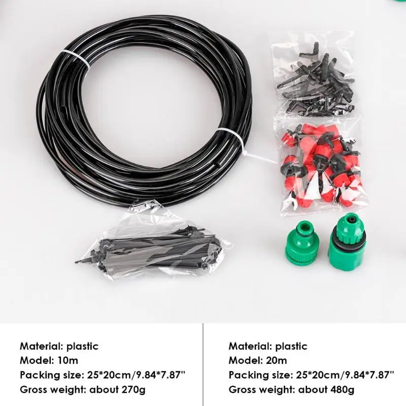 10 m/20 m DIY Автоматическая капельная орошения Системы садовый шланг микро капельного садовые наборы для полива