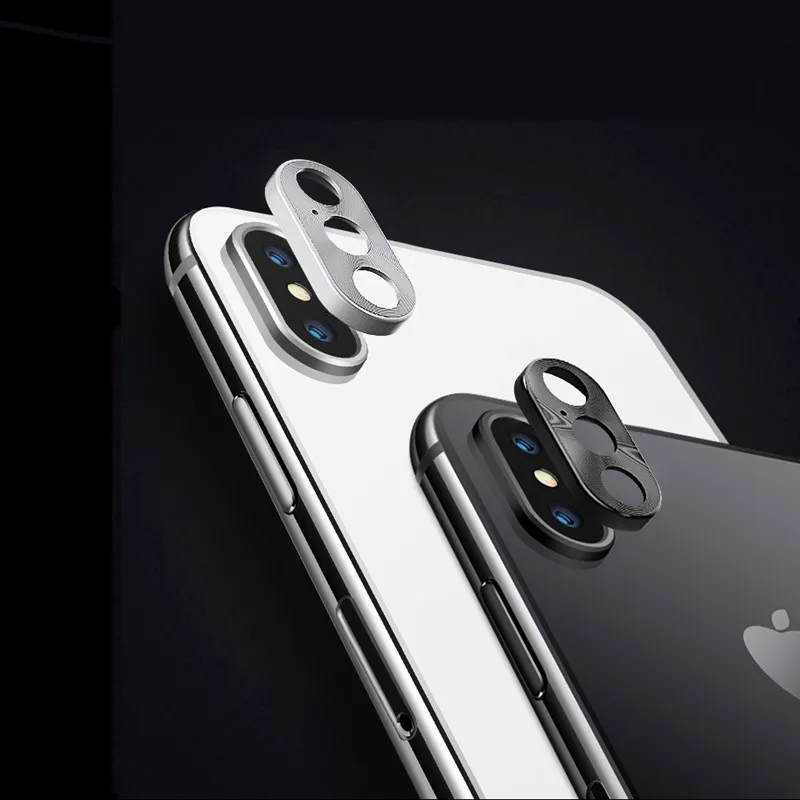 

For iphone XS XS Max Rear Camera Guard Circle Metal Lens Case Cover Ring full Bumper For apple iphone X XR lens Ring accessories