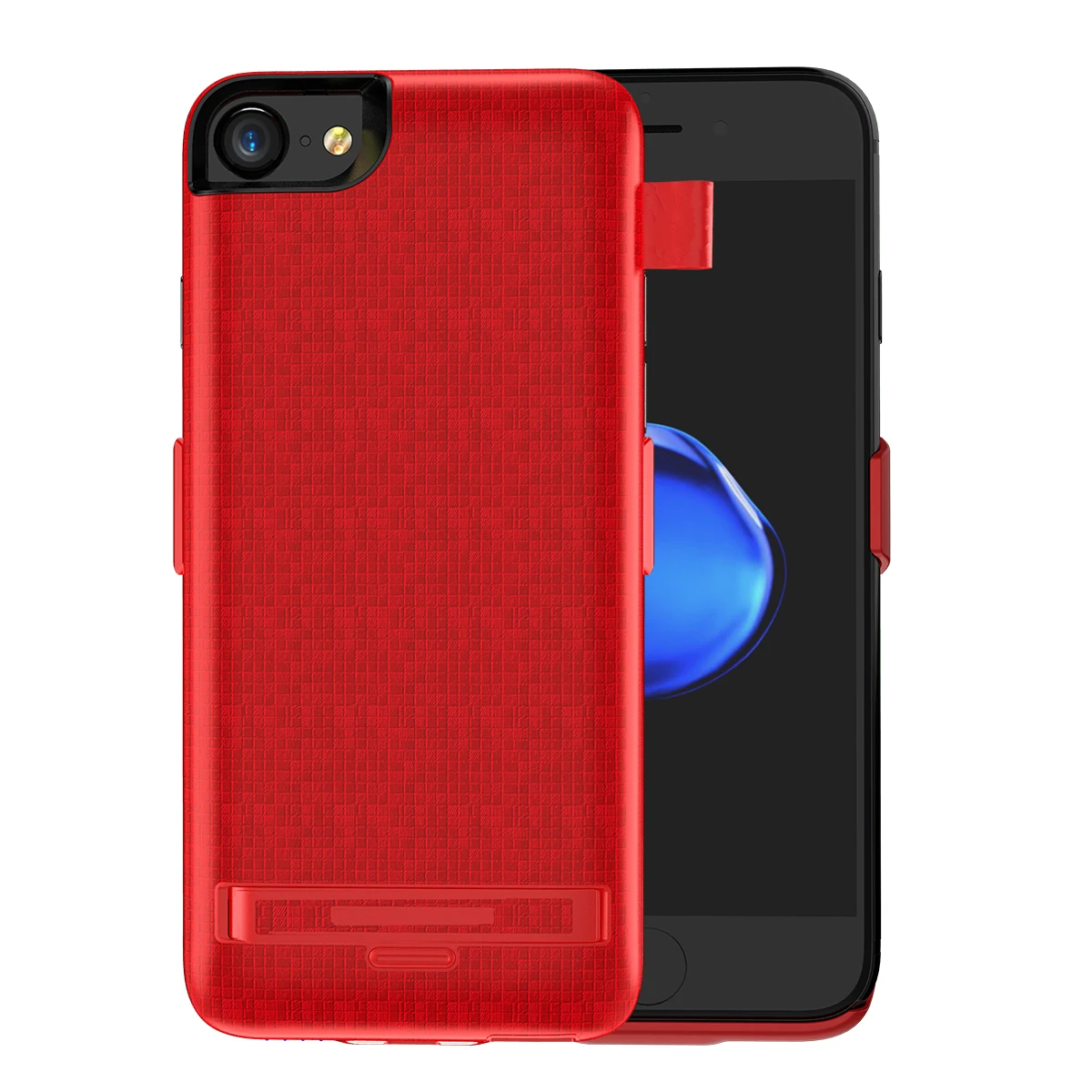 Casewin Батарея Зарядное устройство чехол для iPhone 6 Plus/6s Плюс/7 Plus/8 Plus 7500 мА/ч, Мощность банк Ёмкость Батарея Зарядное устройство чехол для телефона
