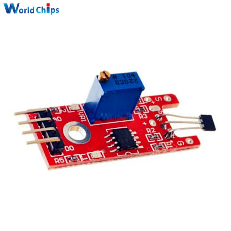 Модуль датчика скорости для Arduino линейные магнитные переключатели 2 шт. 4pin KY 024|module