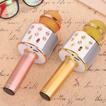 

WS 858 Professional wireless microphone condenser karaoke mic bluetooth stand radio mikrofon studio recording studio WS858