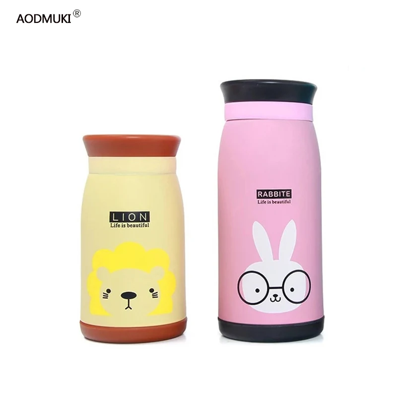 

2017 New Arrival 250ml/350ml Cartoon Thermos Cup Bottle Stainless Steel Thermocup Vacuum Thermal Mug Funny Gift