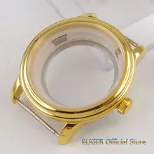 40 мм Желтое золото/Розовый Золотой корпус часов 316L stailess стальное сапфировое стекло fit 2836 MIYOTA