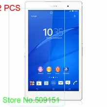 2 шт для Sony Xperia Z3 Tablet Compact Закаленное стекло протектор экрана 9 H защитная пленка на SGP611 SGP612 SGP621 SGP641