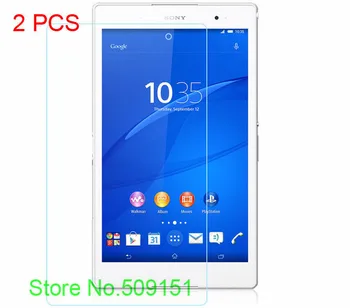 

2 PCS For Sony Xperia Z3 Tablet Compact Tempered Glass Screen Protector 9H Safety Protective Film on SGP611 SGP612 SGP621 SGP641